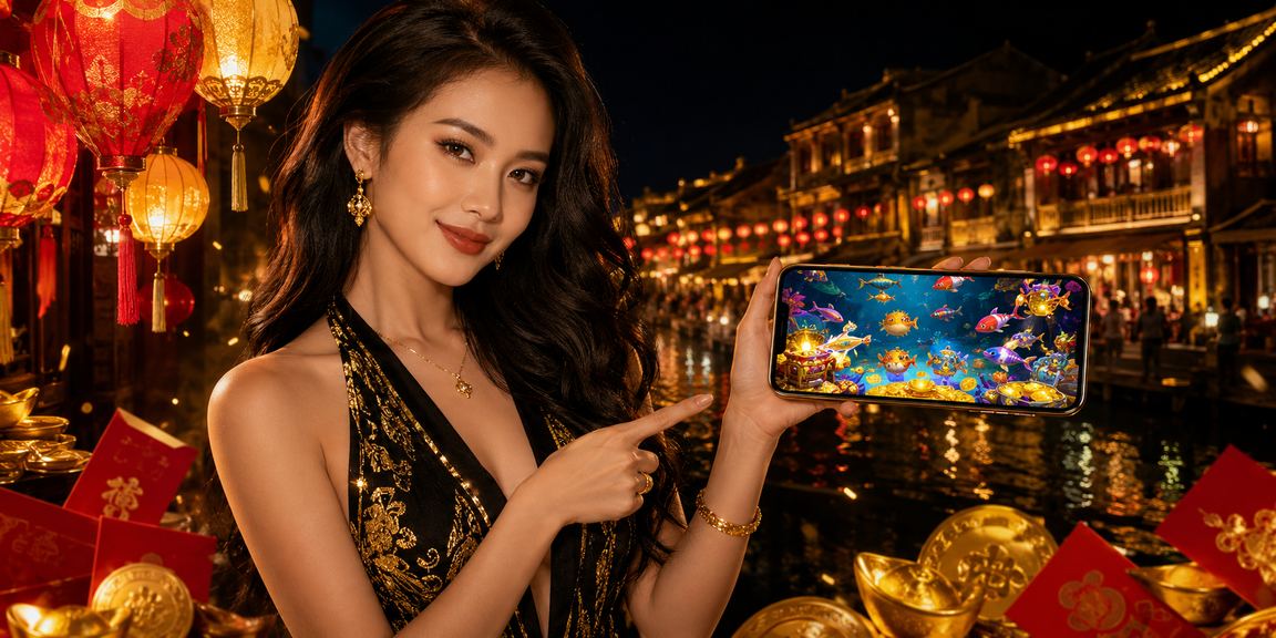 Hoạt động câu cá truyền thống tại Hội An dưới ánh đèn lồng