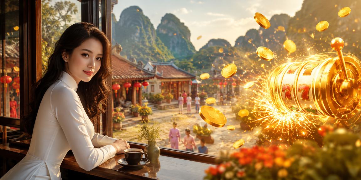 Cảnh chơi slot game tại Ninh Bình